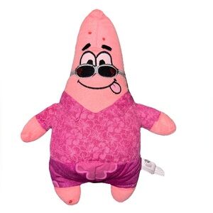 Vintage Patrick Star Plush Toy SpongeBob SquarePants Nickelodeon 2006 Pink